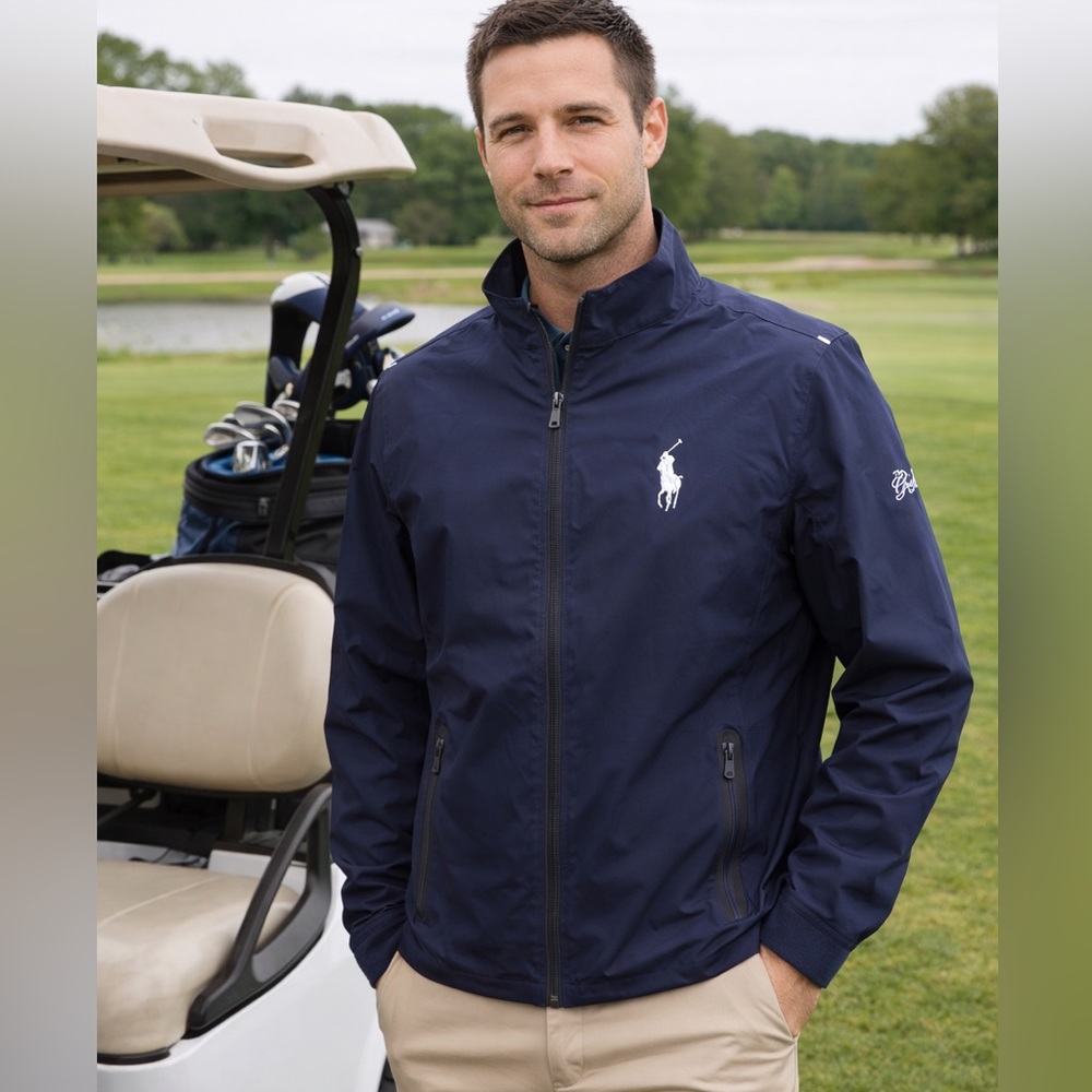 Ralph Lauren Polo Golf Men's Navy Water Resistant Size XL Big Pony Greenbrier